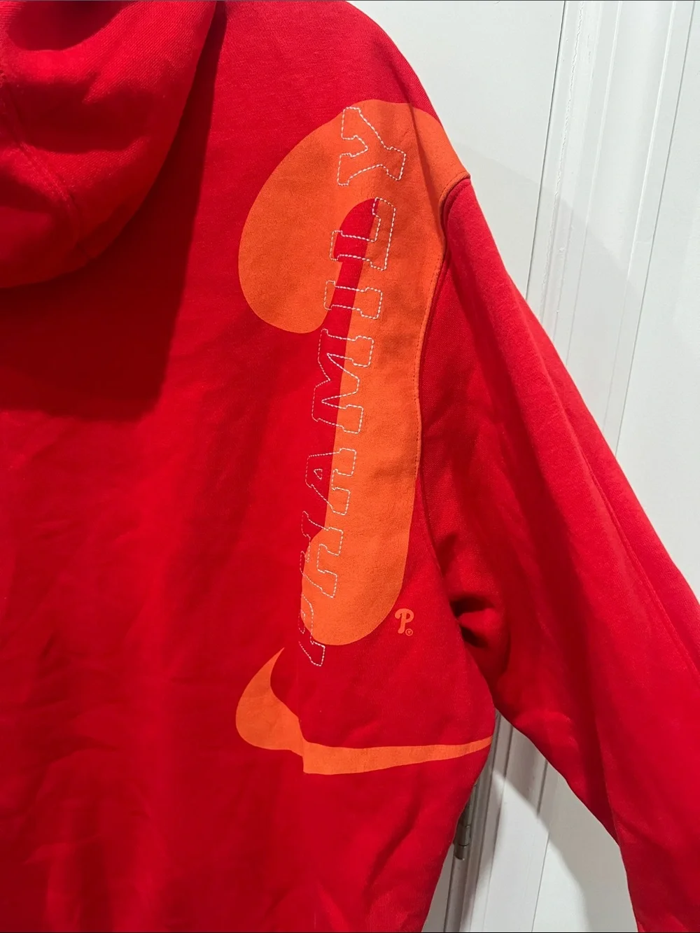Nike Philadelphia Phillies Phamily Red Hoodie Size‎ XL
